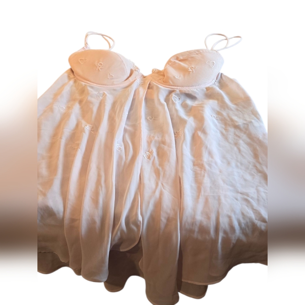 Cerie Light Pink Baby Doll Lingerie Size 1X